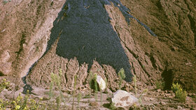 Robert Smithson, Asphalt Rundown, 1969